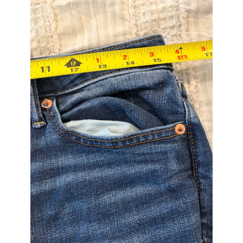 American Eagle Airflex+ Straight Jeans Mens 30x30 (Tag 30x32) Dark Wash Denim‎ - Picture 6 of 7